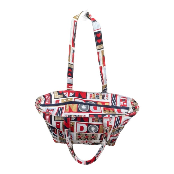 Harrods Iconic London Shoulder Bag Tote Canvas Large England UK Queens Guards - Picture 3 of 11